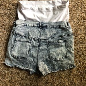 Maternity Jean Shorts